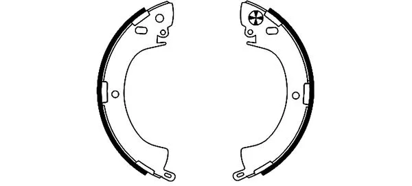 Brake Shoe Set (MFR215)