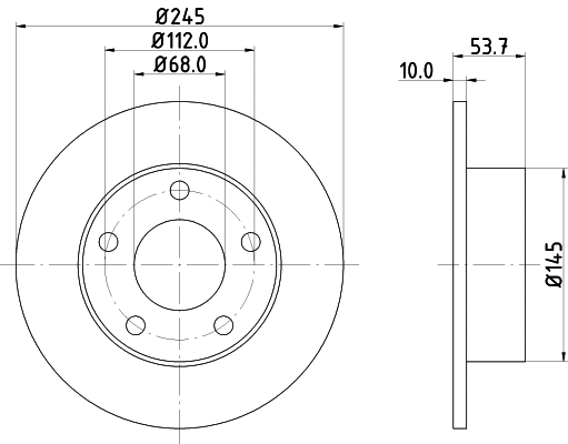 Brake Disc (MDC1358)
