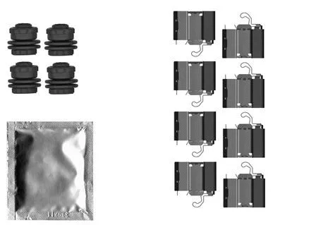 Accessory Kit, disc brake pad (MBA0140)