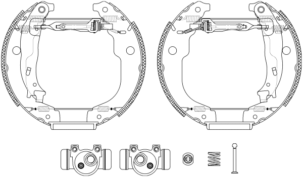 Brake Shoe Set (MSP277)
