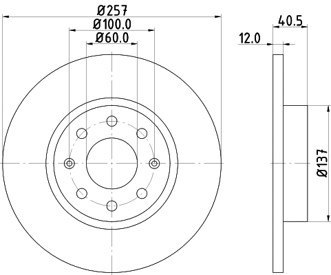 Brake Kit, disc brake (MDK0226)
