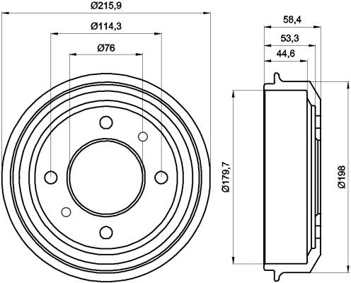 Brake Drum (MBD275)