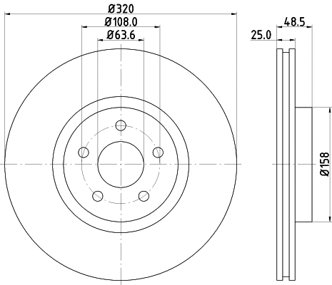 Brake Disc (MDC1800)