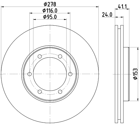 Brake Disc (MDC822T)