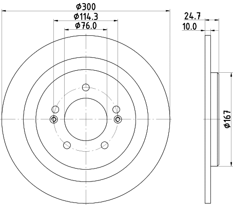 Brake Disc (MDC2361)