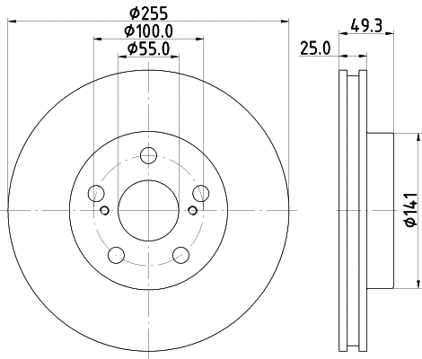 Brake Disc (MDC2204)
