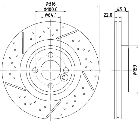 Brake Disc (MDC2725)