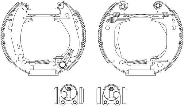 Brake Shoe Set (MSP033)