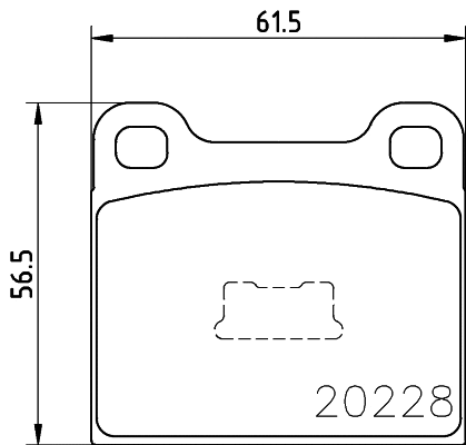 Brake Pad Set, disc brake (MDB1083)