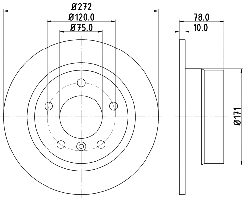 Brake Disc (MDC1281)