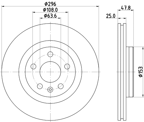 Brake Disc (MDC2984C)