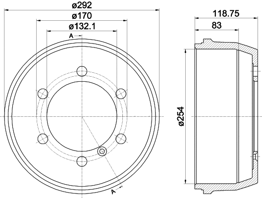 Brake Drum (MBD116)