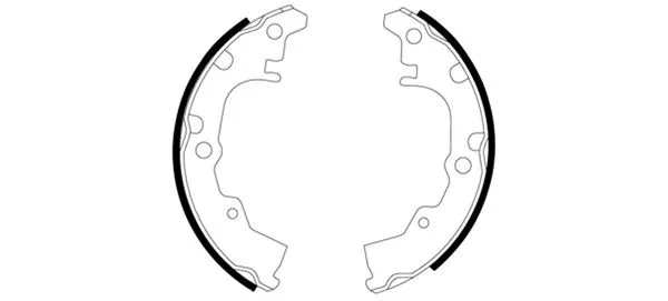 Brake Shoe Set (MFR198)