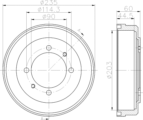 Brake Drum (MBD315)