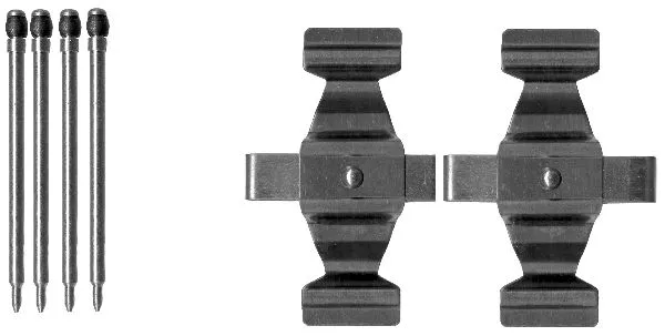 Accessory Kit, disc brake pad (MBA1643)