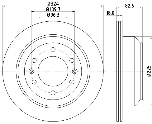 Brake Disc (MDC2124)