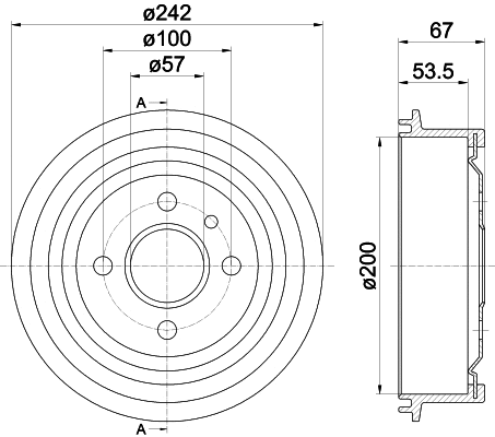Brake Drum (MBD002)