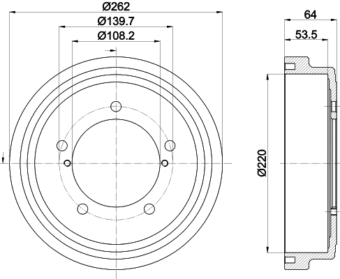 Brake Drum (MBD407)
