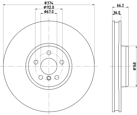 Brake Disc (MDC83208LC)