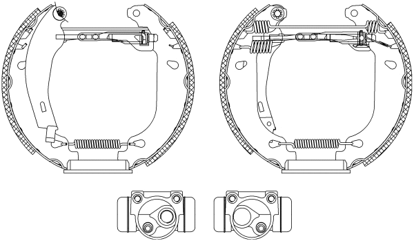 Brake Shoe Set (MSP077)