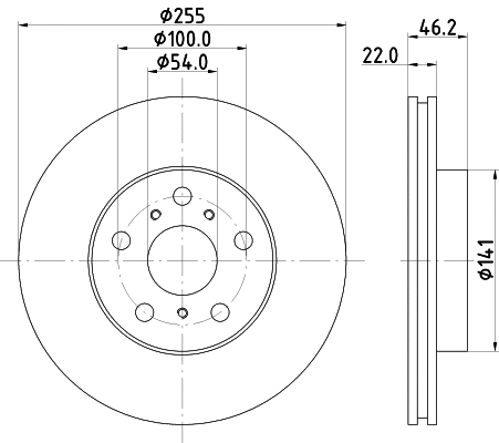 Brake Disc (MDC893)