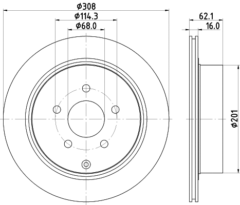 Brake Disc (MDC1820)