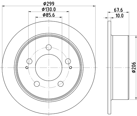 Brake Disc (MDC2212)