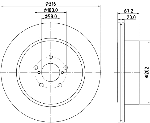 Brake Disc (MDC1880)