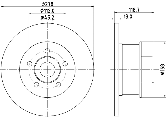 Brake Disc (MDC326)