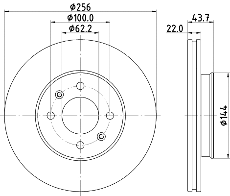 Brake Disc (MDC2872C)
