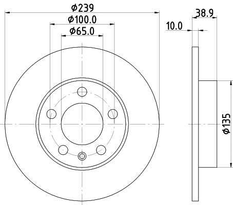 Brake Disc (MDC1282)