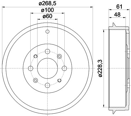 Brake Drum (MBD256)