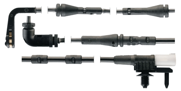 Warning Contact, brake pad wear (MWI0575)