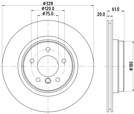 Brake Disc (MDC1259)