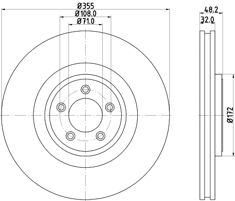 Brake Disc (MDC2111)