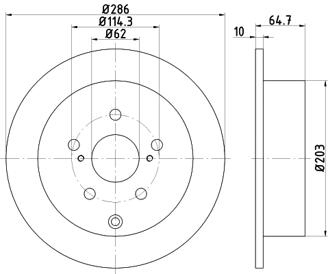 Brake Disc (MDC2445)