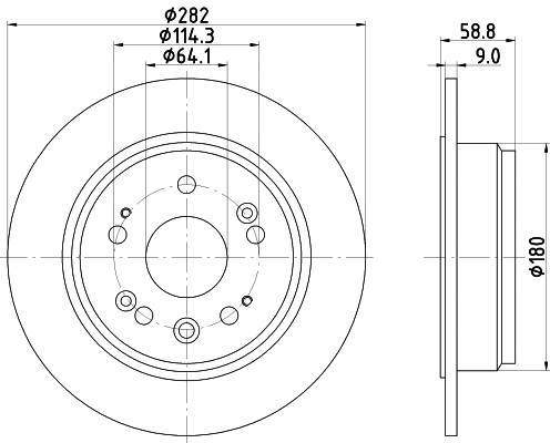 Brake Disc (MDC2046)