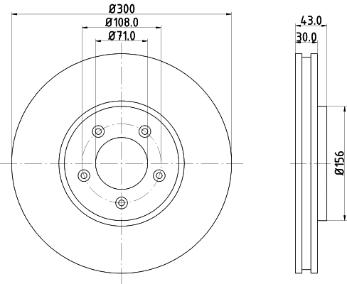 Brake Disc (MDC1066)