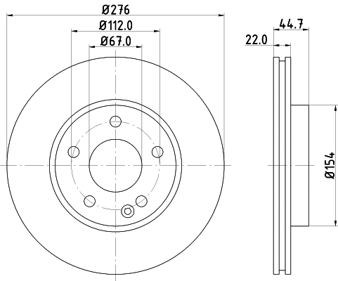 Brake Disc (MDC1752)