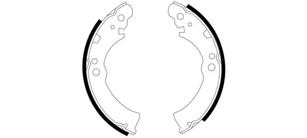 Brake Shoe Set (MFR178)