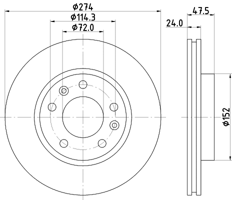Brake Disc (MDC1414)