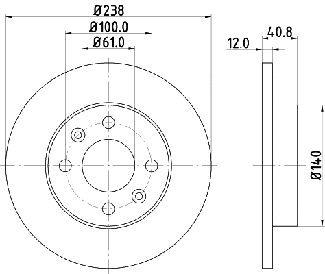 Brake Disc (MDC297)