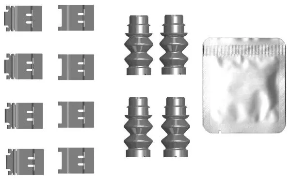 Accessory Kit, disc brake pad (MBA0124)
