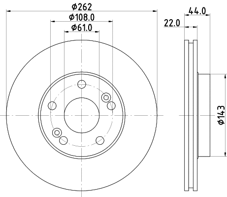 Brake Disc (MDC763)