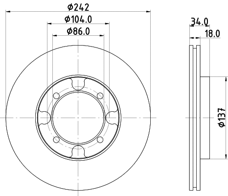 Brake Disc (MDC587)