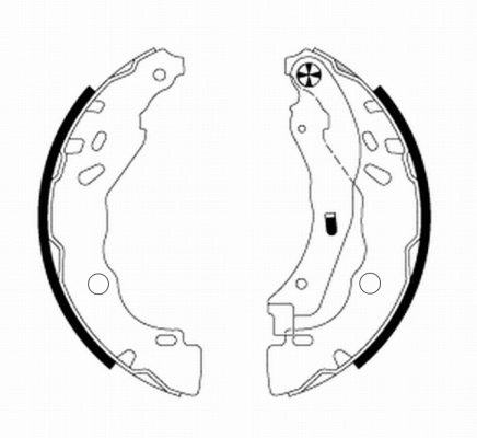 Brake Shoe Set (MFR692)