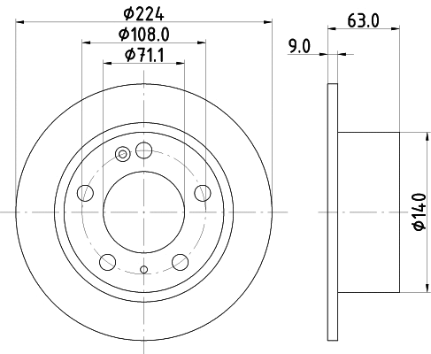 Brake Disc (MDC631)