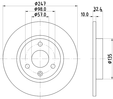 Brake Disc (MDC762)