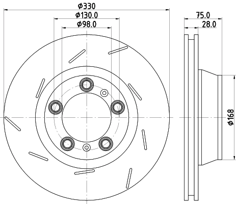 Brake Disc (MDC83190LC)