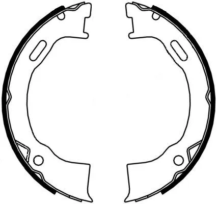 Brake Shoe Set, parking brake (MFR674)